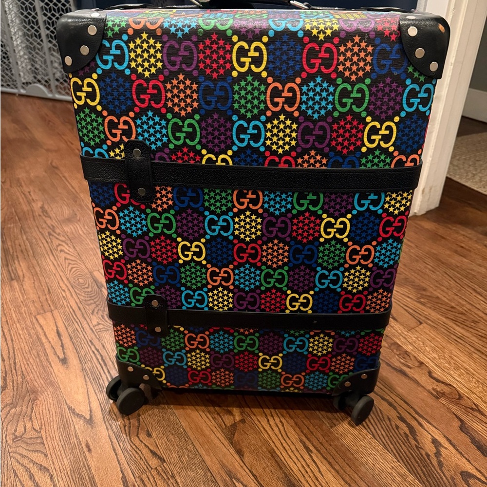 Gucci Multicolor GG Pattern Suitcase